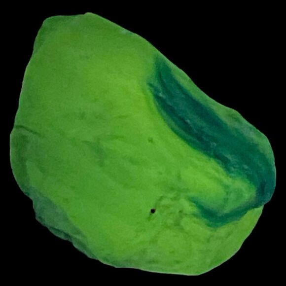 Cobalt Opalescent Art Glass Cullet Glowing Manganese Slag Glass #5GL52 - Picture 1 of 7